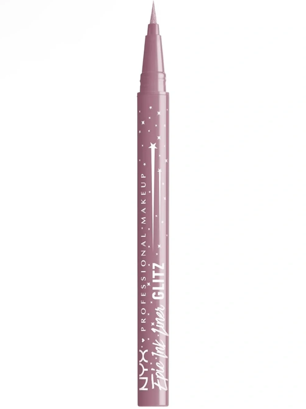 NYX Epic Ink Glitz Waterproof Metallic Liquid Eyeliner Shimmer Stitch Mauve Purp